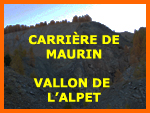 Carrière de Maurin - Vallon de l'Alpet